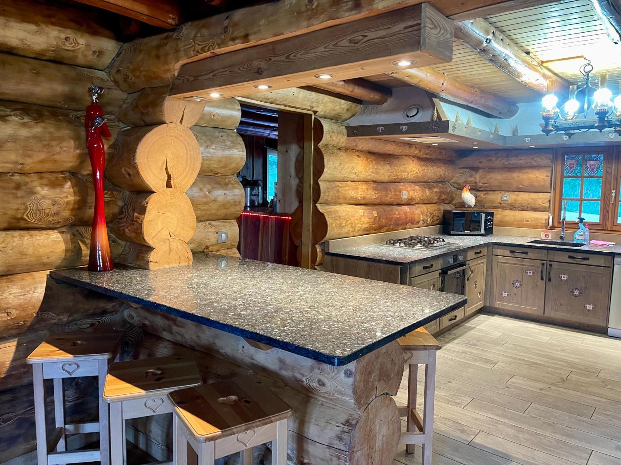 Chalet Spa Le Royal Nathalie Mn La Rouge La Bresse Bagian luar foto